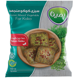 سبزی کوکو منجمد 400 گرم پمینا کاله